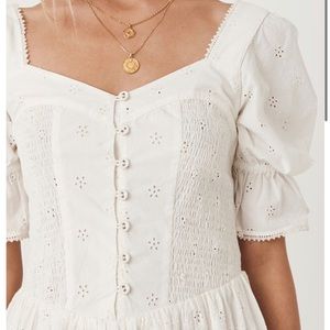 Spell Bo Mini Dress White